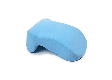 Kundengebundenes Blau-Schlafenkleines Gedächtnis-Schaum-Kissen für Hals 32*23*12cm