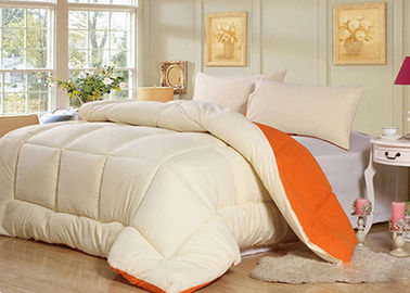 Weiße und orange leichte helle Deckbett-Sätze für Frühling und Herbst