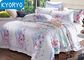 Zwillings-Bettwäsche der Hotel-Blumen-Baumwolle4pcs stellt weich bequem mit besonders angefertigt ein