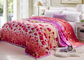 Deckbettvlies-Bettwäsche Chinalish Blume gesetzte Druckabdeckung der starken mit Plastiktaschesatz