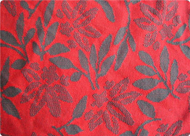 Leichtes rotes Jacquardwebstuhl-Kleidergewebe-Kleidergewebe durch das Yard