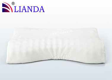 Luxusgedächtnis-Schaum Pillows weißen Velour, Gedächtnis-Schaum-Bett-Kissen CER/SGS