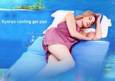 Hitze-Entfernen der hellblauen abkühlenden Gel-Bett-Auflage, weiche gesunde Tatami-Yoga-Matte