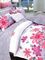 Blumen-Baumwollbett-gesetzte dauerhafte Bettdecken-Sätze mit dem reagierenden Färben