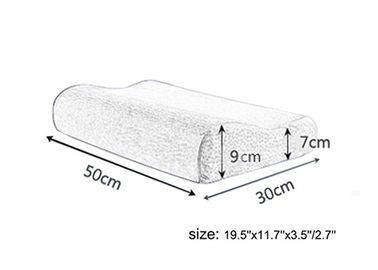 Gedächtnis-Schaum-Kissen Wellen-Form Visco elastisches mit SGS/CQC/ROSH