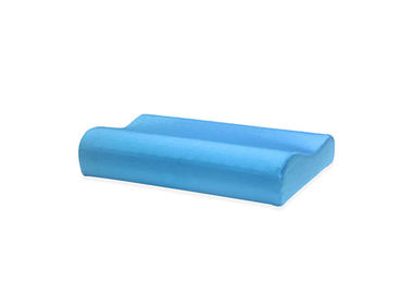 Scherzt ergonomisch das Gedächtnis-Schaum-Hals-Kissen für Nackenschmerzen, blau