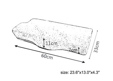 Abkühlendes Gel-Gedächtnis-Schaum-Hals-Kissen, Therapedic-Gedächtnis-Schaum-Kissen