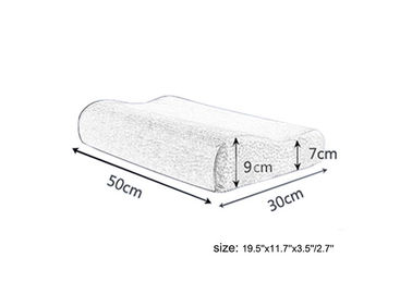Schlaf-Gedächtnis-Schaum-Hals-Kissen/Standardgedächtnis-Schaum-Kissen-abkühlendes Gel