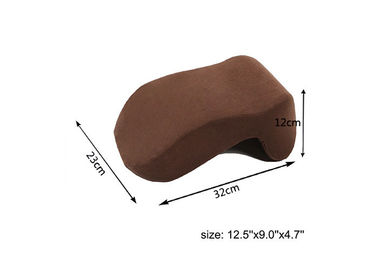 Hals-Kissen-Gedächtnis-Schaum Browns bequemer mit 100% Kristall-Samt