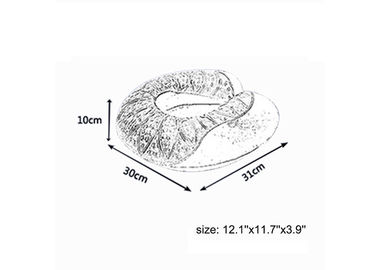 Berufs-Gedächtnis-Schaum-Kissen-abkühlendes Gel Visco elastisches U-förmiges