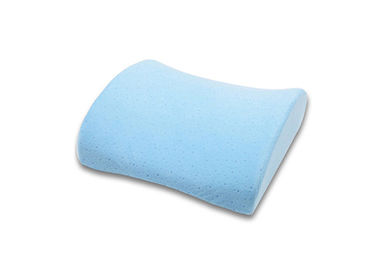 Selbstrückenstütze-Gedächtnis-Schaum-Rückenpolster, blaues Kristallsamt-Gewebe