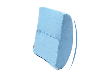 Orthopädisches Kissen-Gedächtnis-Schaum-Rückseiten-Stützkissen, purpurrot/Weiß/Blau