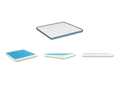 Polyester-Abdeckungs-abkühlendes Gel-Seat-Kissen/Gedächtnis-Schaum-Auto-Seat-Kissen