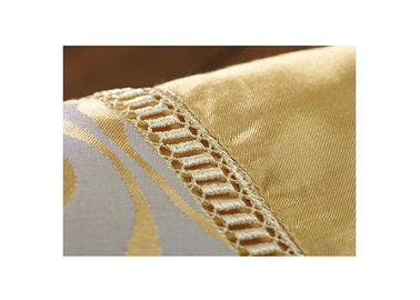 Goldene Bettwäsche der natürlichen Größe stellt Tencel-Bettwäsche mit 2 Kissenbezügen, 1 Daunendeckeabdeckung ein