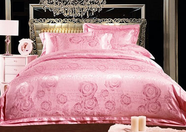 Rosa Steppdecken-Bettwäsche stellt Tencel-Bettwäsche-König Size Queen Size Custom-made ein