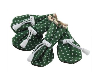 4PCS stellte 5.5CM Haustier-Kleiderhund/Katzen-wasserdichte weiche Gleitschutzschuhe ein
