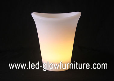 LED-Behälterfarbändernde Beleuchtungs-Blumentöpfe/Vase mit Batterie oder Solarenergie
