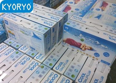 Blaues elastisches zurückführbares abkühlendes Gel-Bett-Auflagen-bequemes Quadrat