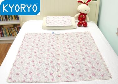 Rotes folwer quadratische abkühlende Makromolekül-Gel-Bett-Auflage mit Kissen-Matte Soem
