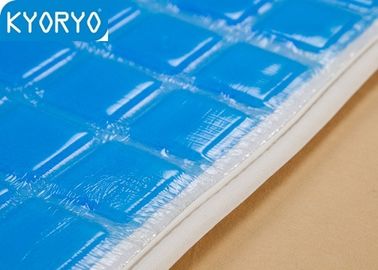 Blaue weiche abkühlende Gel-Matratzen-Auflage Towelings-Faser für Kinder
